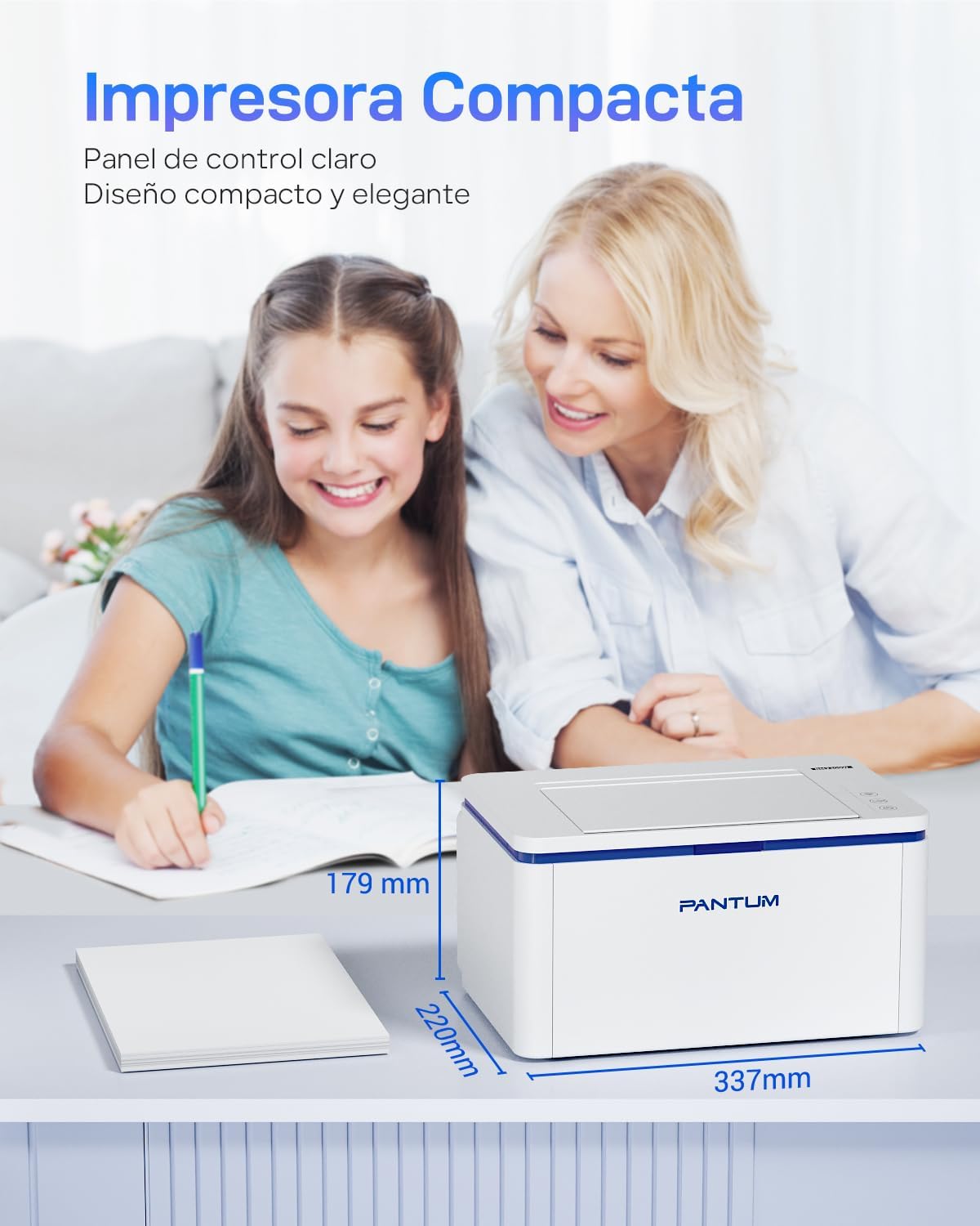 Thumbnail 5 de PANTUM BP2309W Impresora Láser WiFi Mono Compacta para Hogar y Oficina