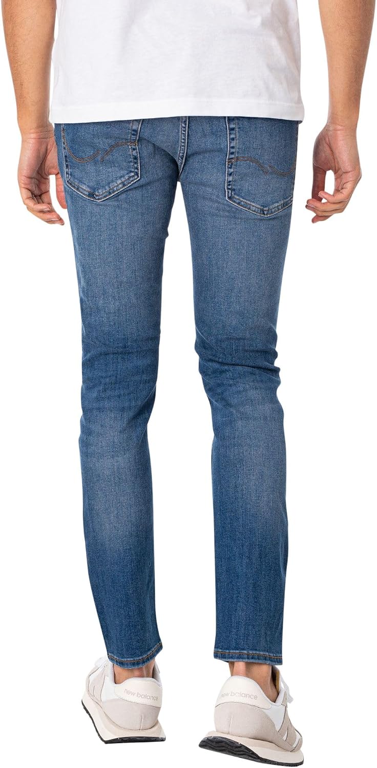 Detalle de JACK & JONES Liam Original Agi 005 skinnyjeans för herr med stretch