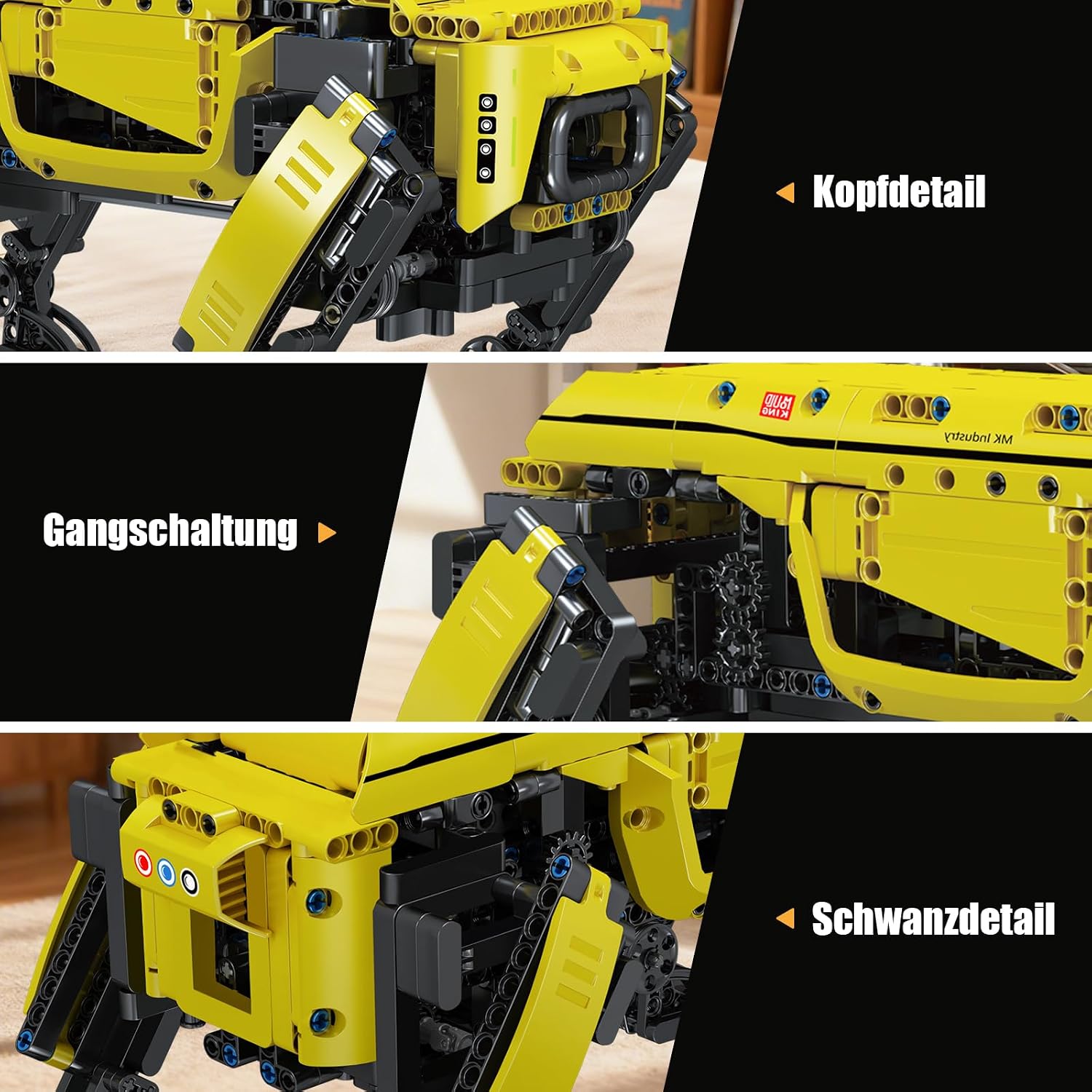 Detalle 2 de Mould King Mechanischer Hund 936 Teile