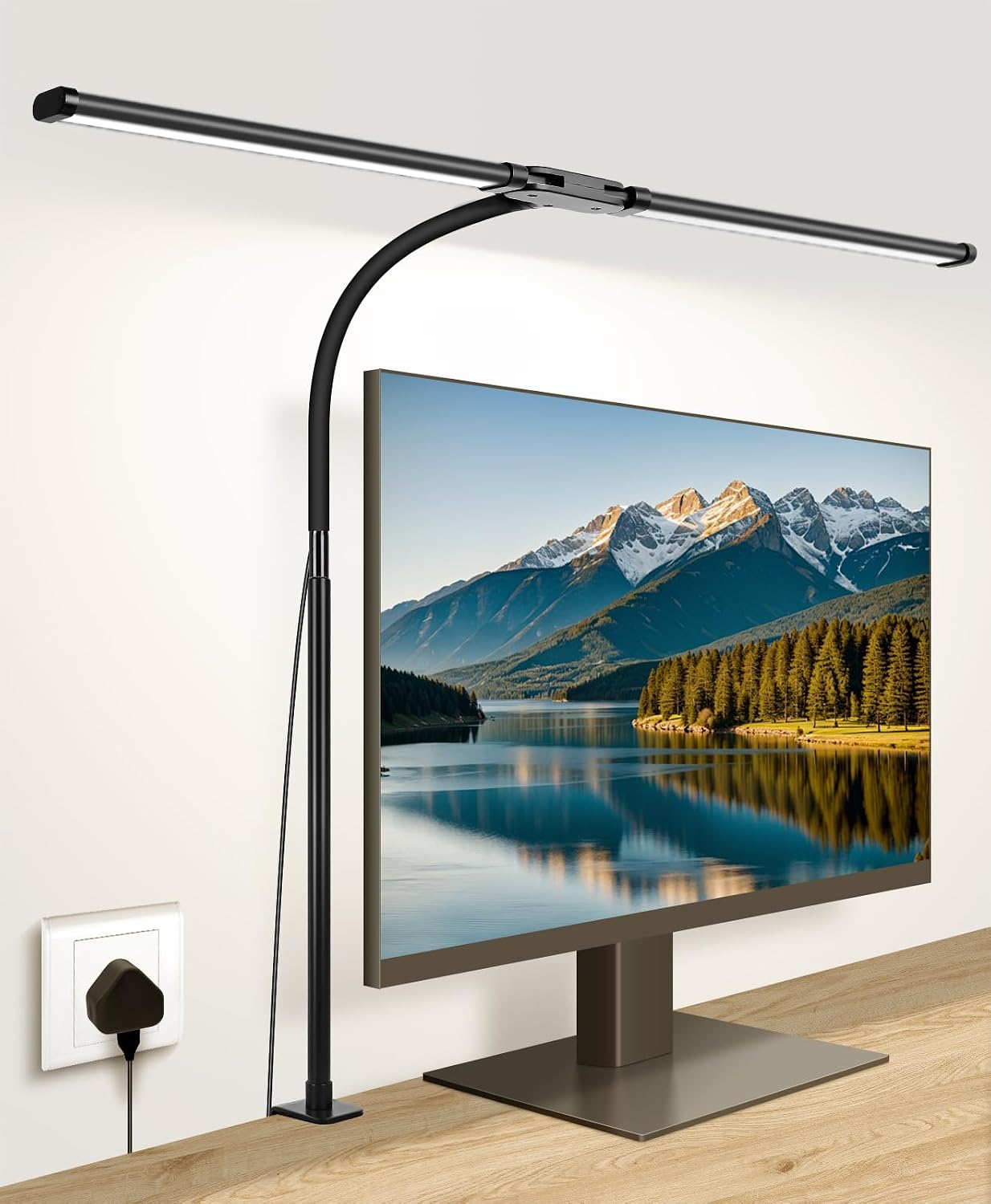 Detalle de Woputne Desk Lamp with Dual Head 12W