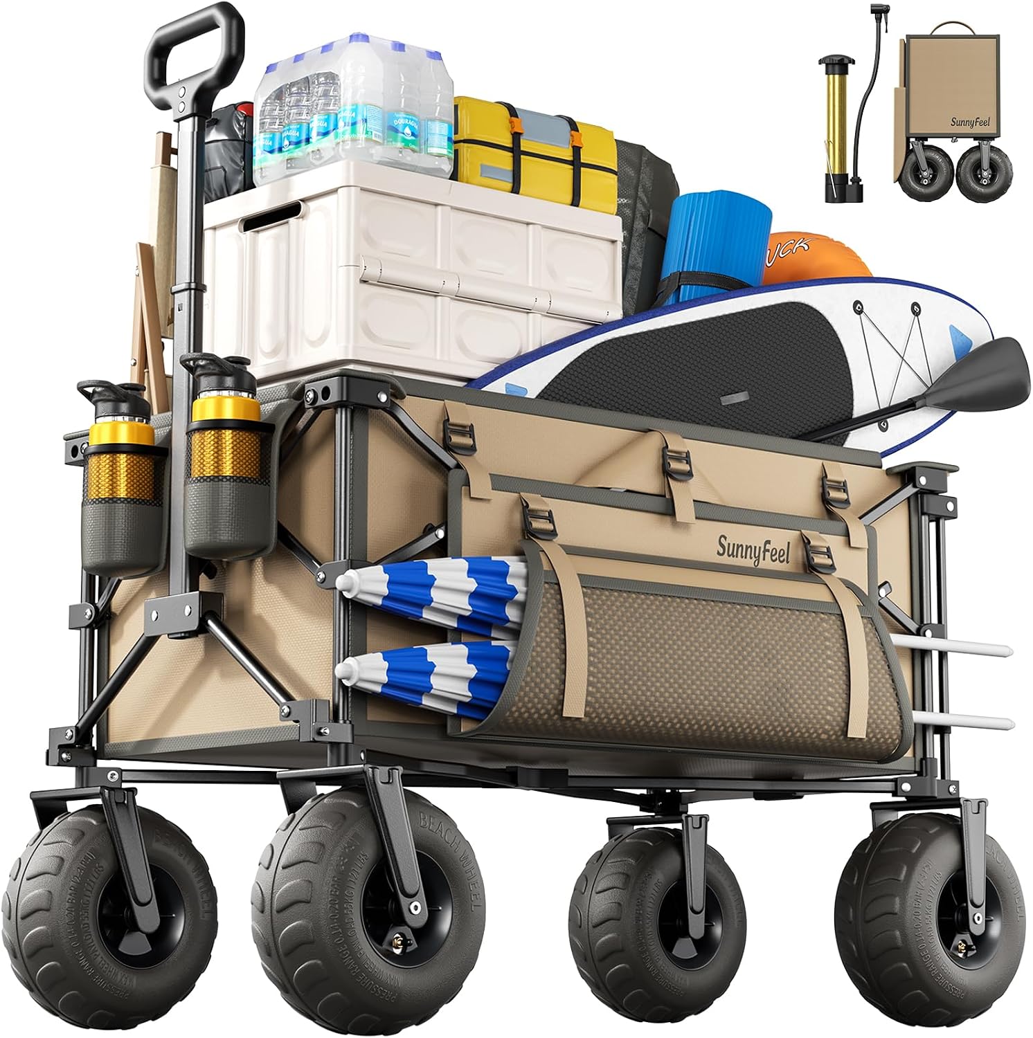 Detalle de SUNNYFEEL Beach Wagon 300L