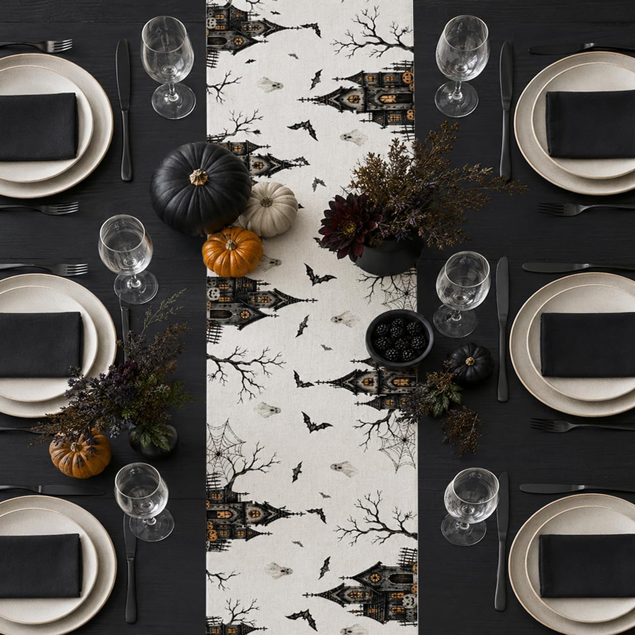 Thumbnail 3 de Halloween Table Runner 13 x 72 in