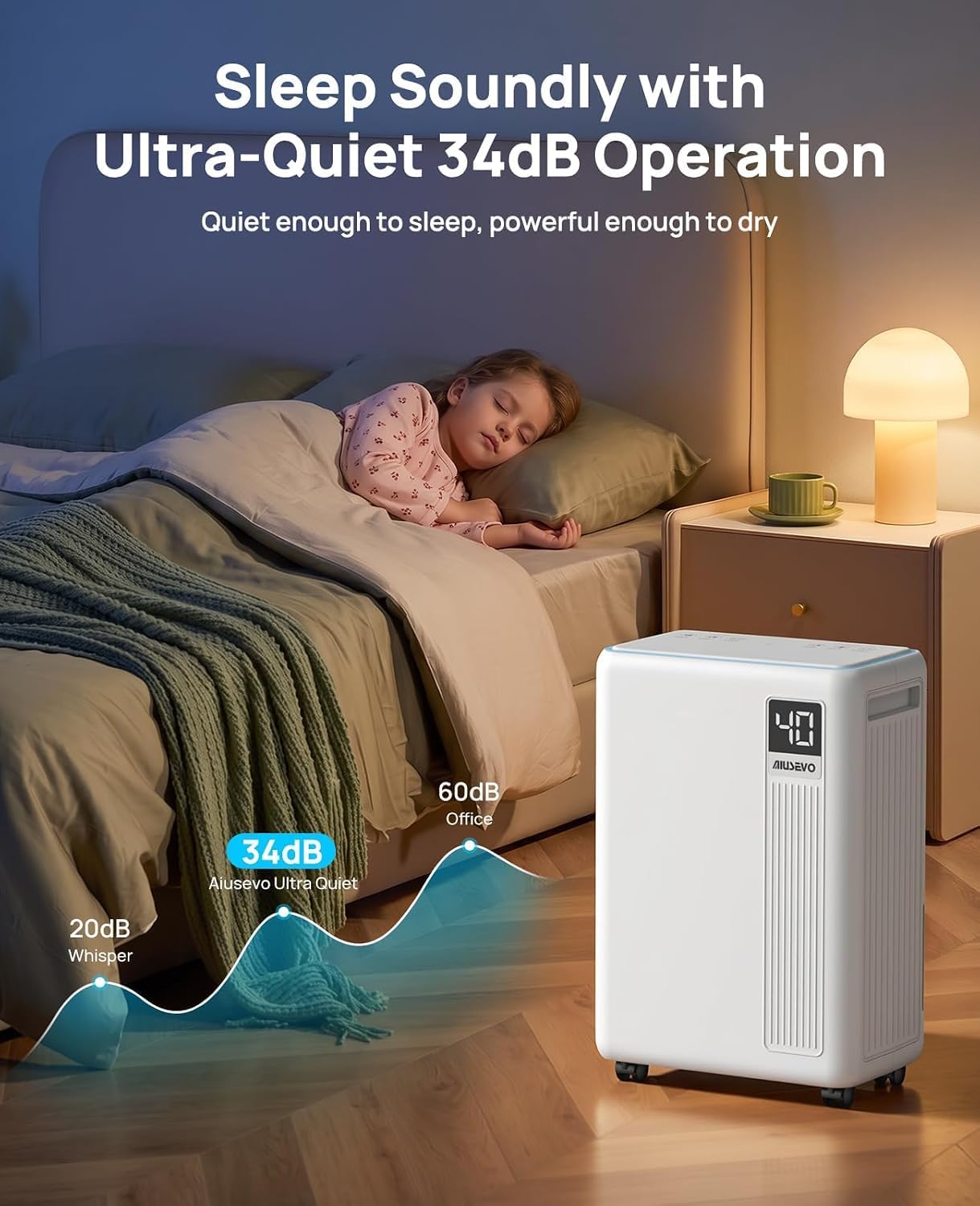 Thumbnail 6 de AIUSEVO Dehumidifier 26-pint