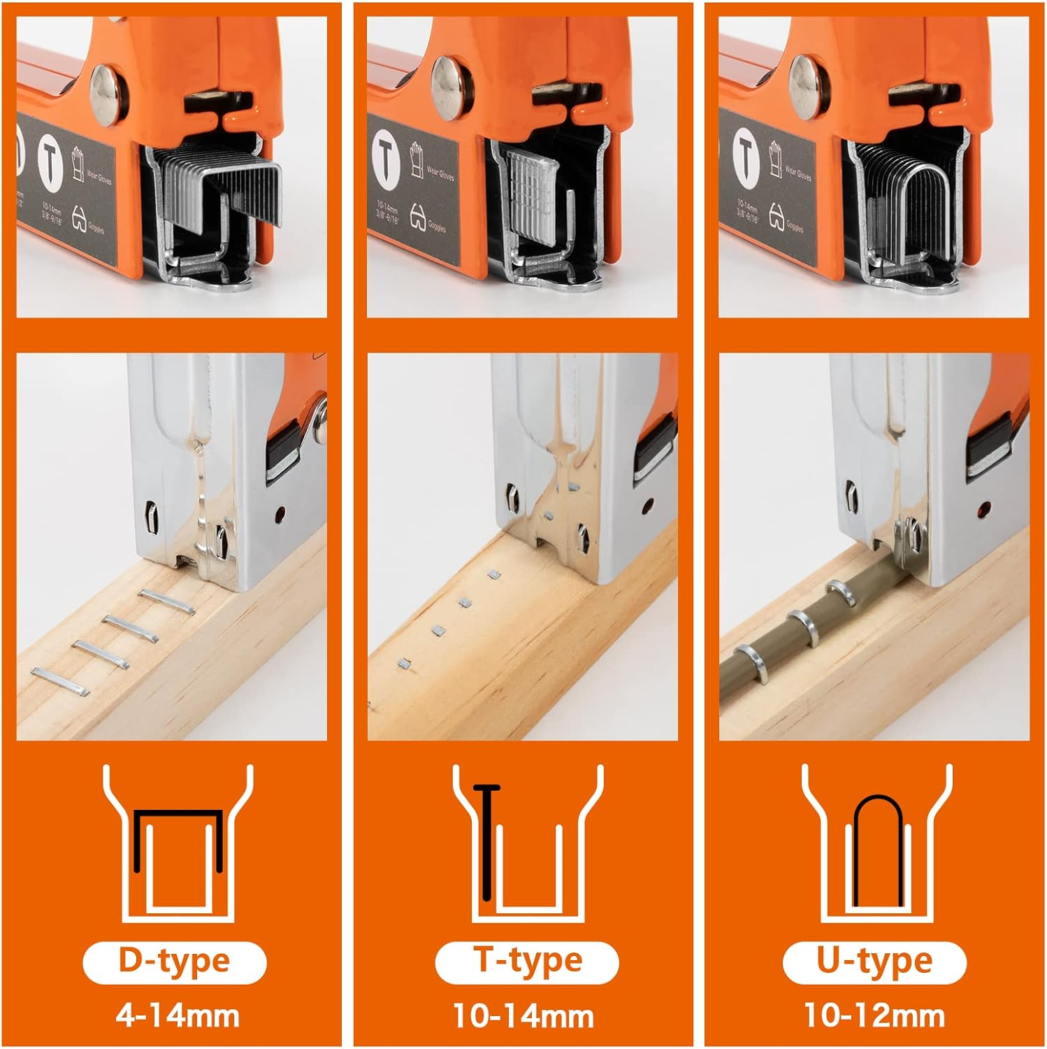 Detalle de BeiHeng 3-in-1 Heavy Duty Staple Gun 1200 staples 🛠