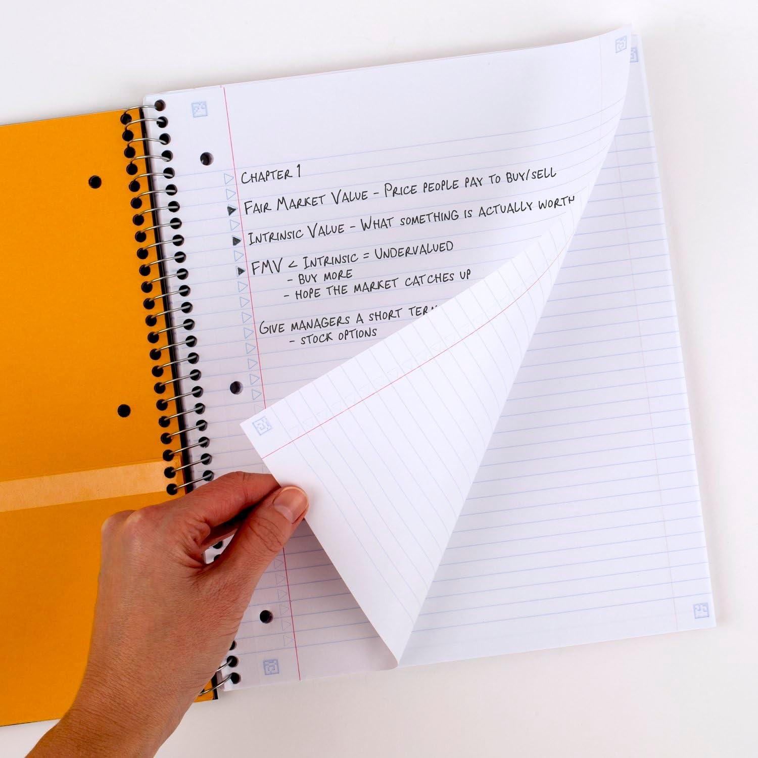 Detalle de Five Star Spiral Notebook 200 Sheets