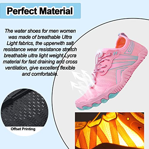 Thumbnail 2 de Bravover Supmix Water Shoes (Pink, 5 UK) – Quick-Dry Beach and Swim Footwear
