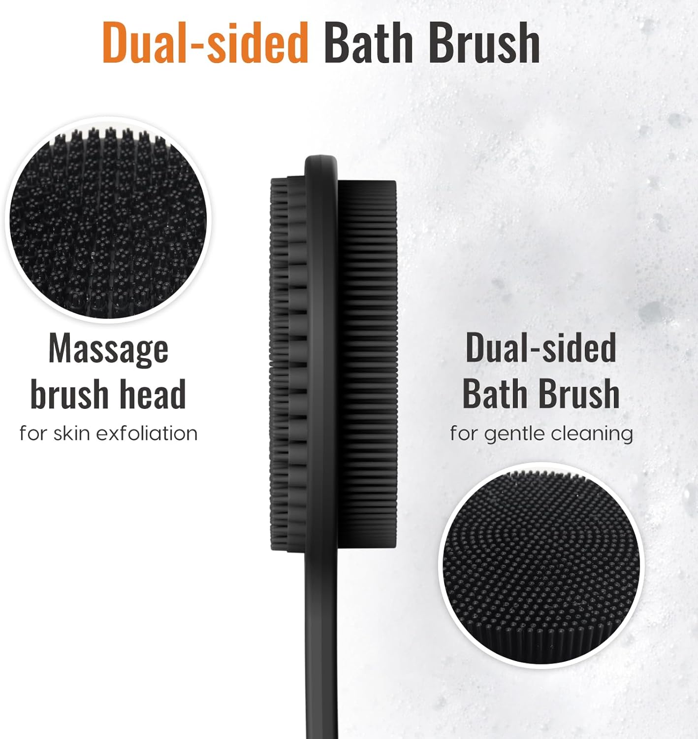 Thumbnail 3 de Silicone Back Scrubber 17in Long Handle