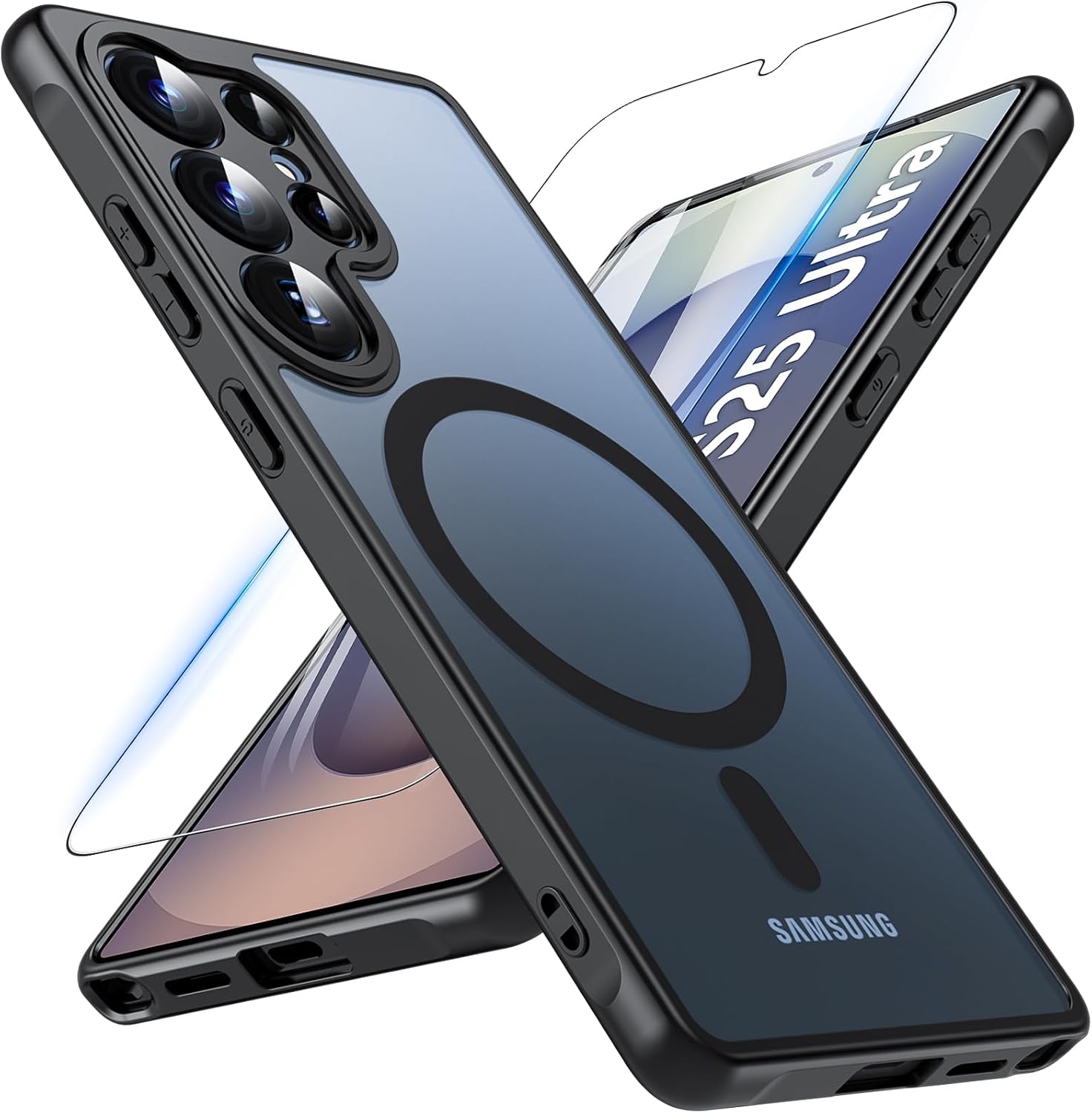 Detalle de Funda Magnética para Samsung S25 Ultra 9H