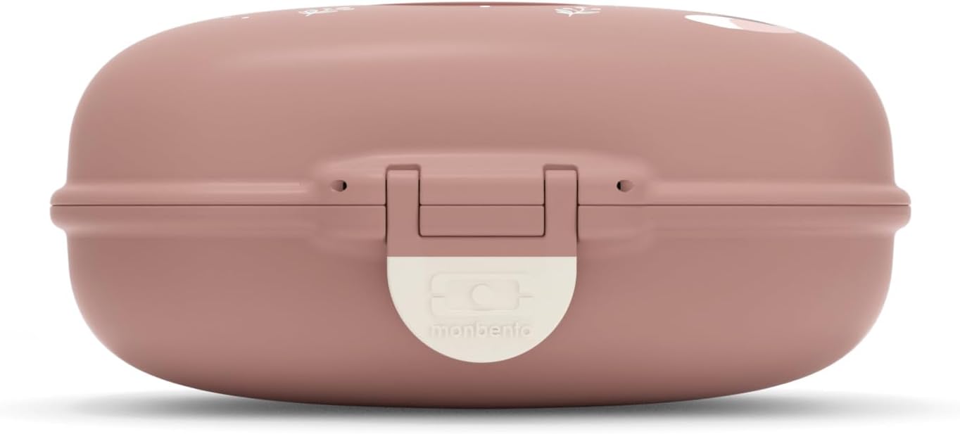 Detalle de monbento MB Gram Fox Cannelle – Boîte à Goûter enfant 0,6 L, étanche et personnalisable