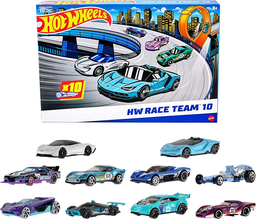 Thumbnail 6 de Hot Wheels Pack 10 Camiones 🚚 Juguete para +3 años (HYM97)