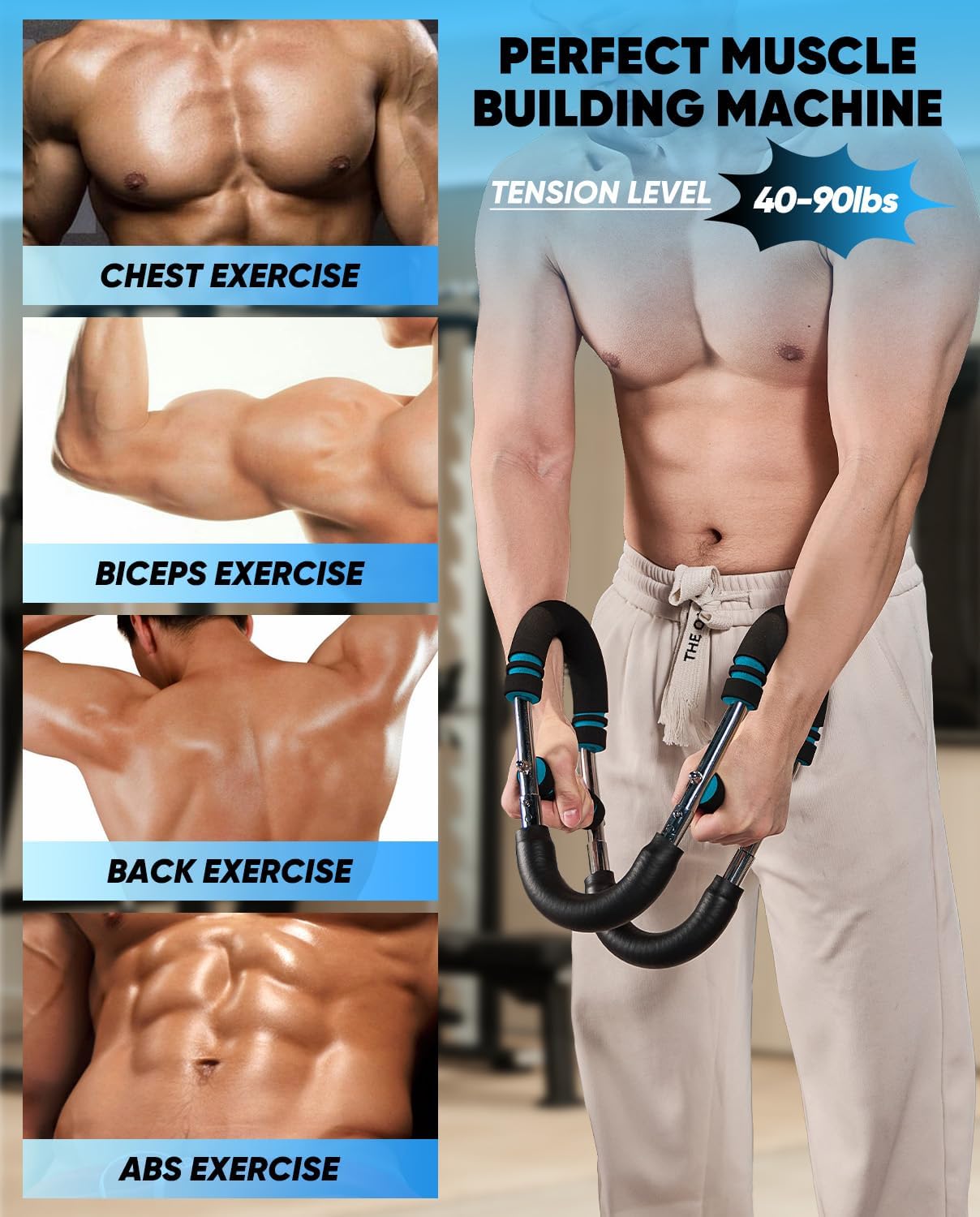 Detalle de Saker Twister Arm Trainer: Adjustable Forearm Strengthener for Home Workouts