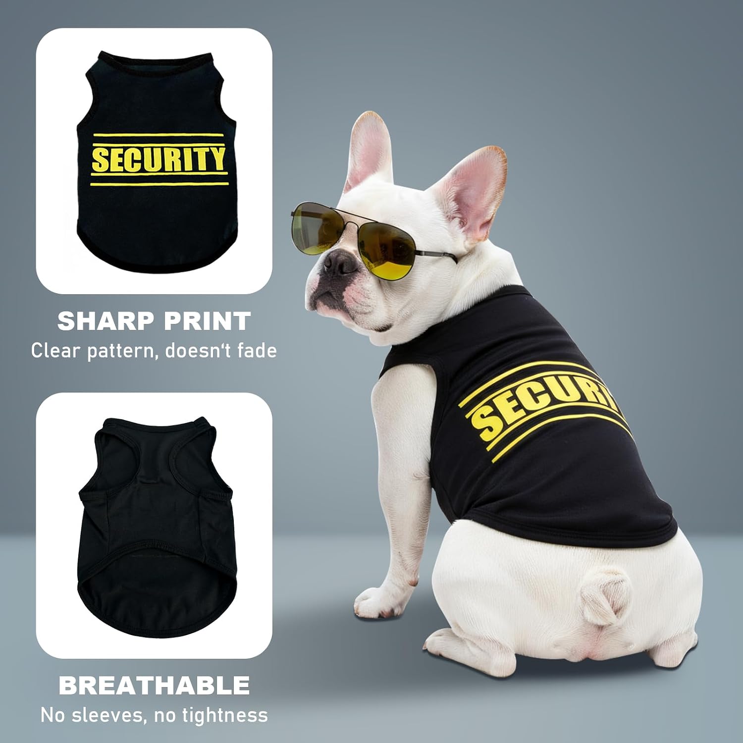 Detalle de COOHAMS dog shirts, 2-pack