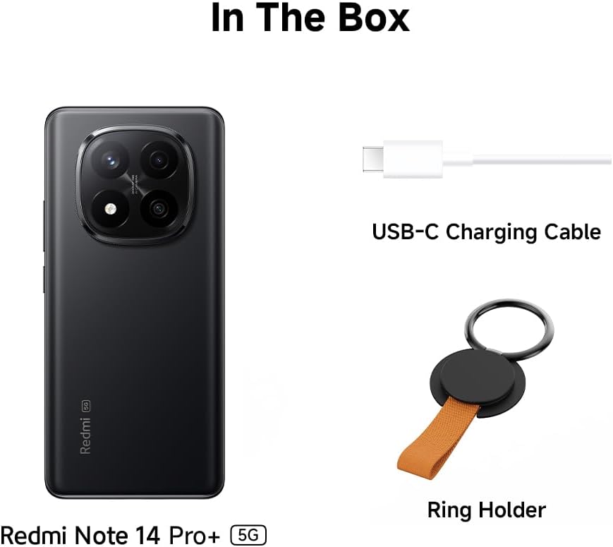 Detalle de Xiaomi Redmi Note 14 Pro+ 5G (12+512GB) Purple — 200MP AI camera, IP68, 120W HyperCharge