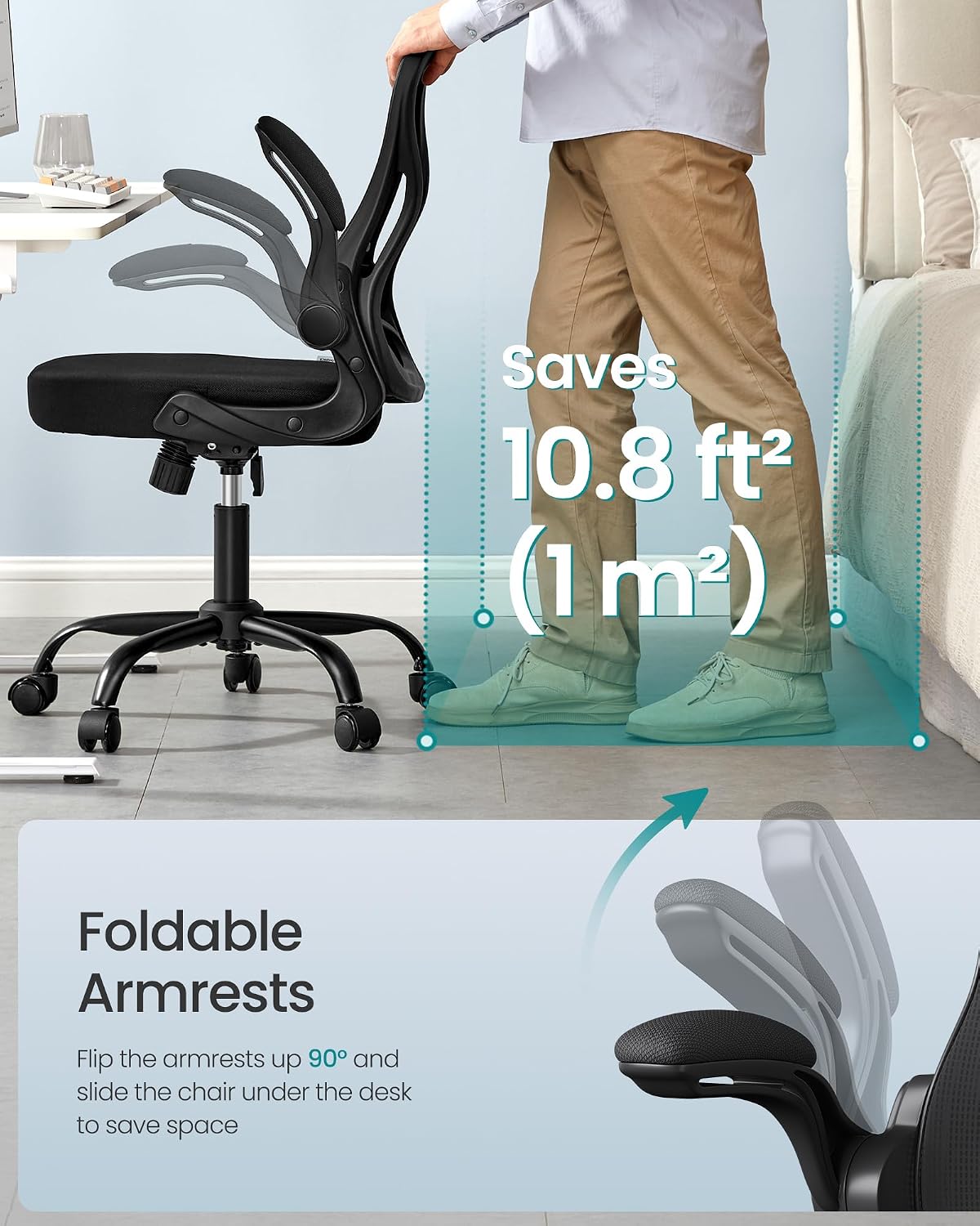 Thumbnail 6 de Ergonomic mesh office chair OBN042BH03