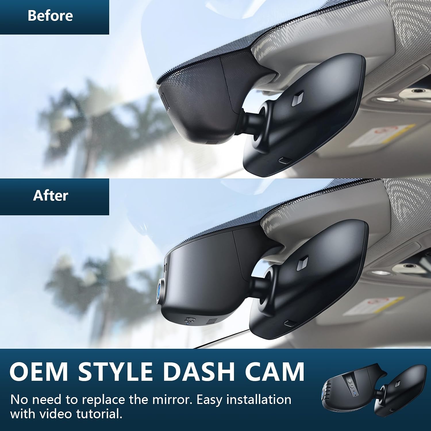 Detalle de mangoal Dash Cam 4K+1080P per Audi 4