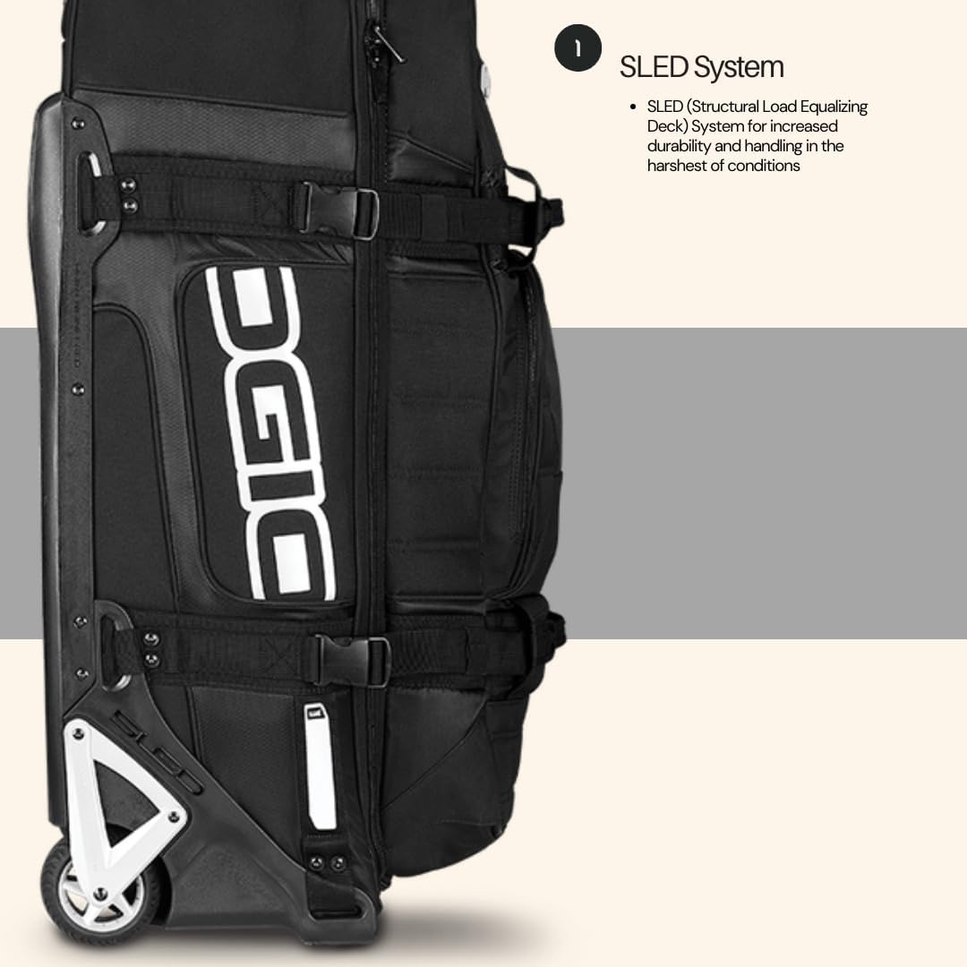 Detalle de OGIO Rig 9800 Trolley: grande capacità e versatilità in viaggio