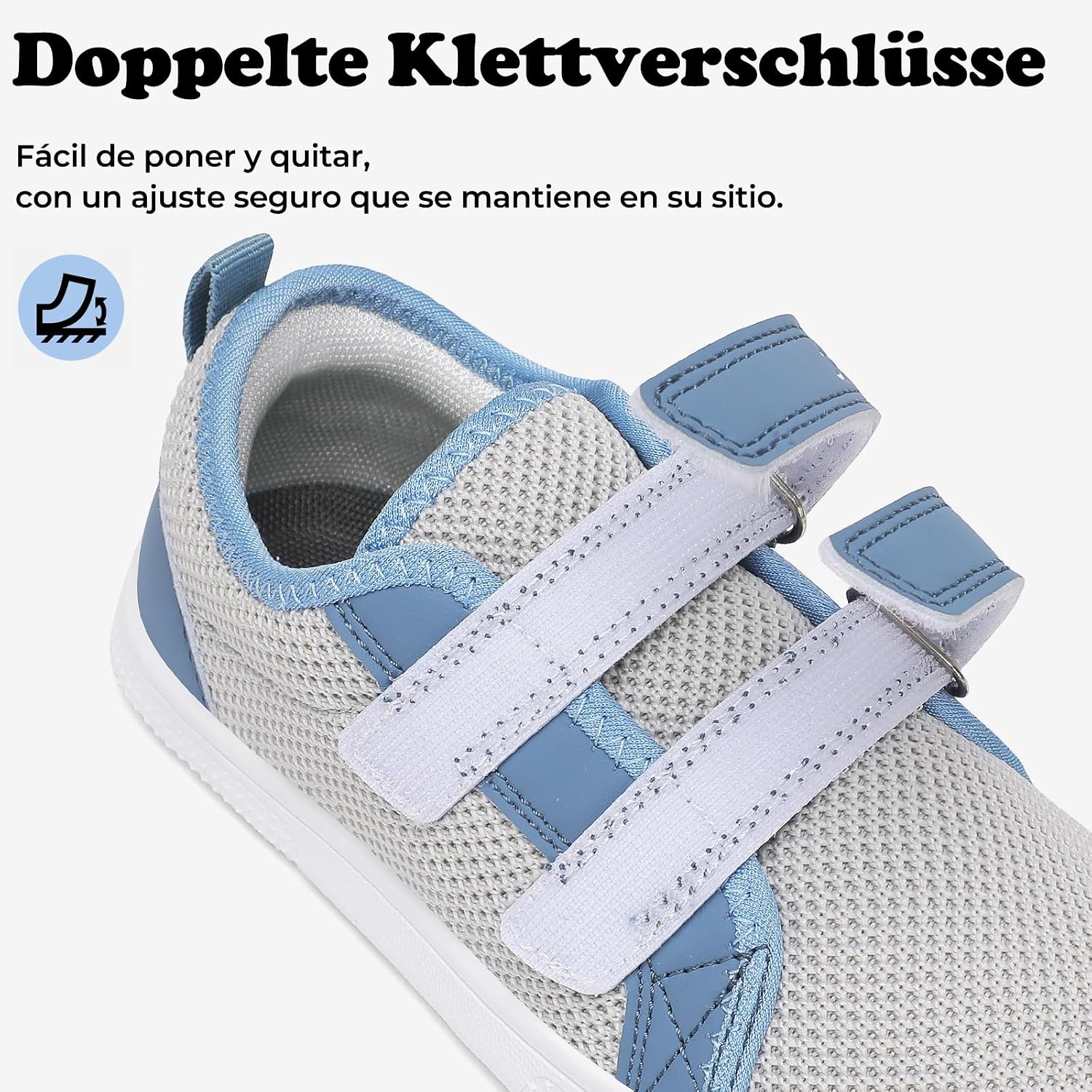 Thumbnail 3 de SAGUARO Zapatillas Barefoot Niños Zero‑Drop Gr.25-35