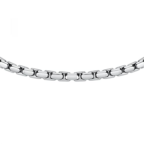 Detalle 2 de Morellato Catene da uomo in acciaio SATX24 – bracciale in lega d'acciaio, 22 cm