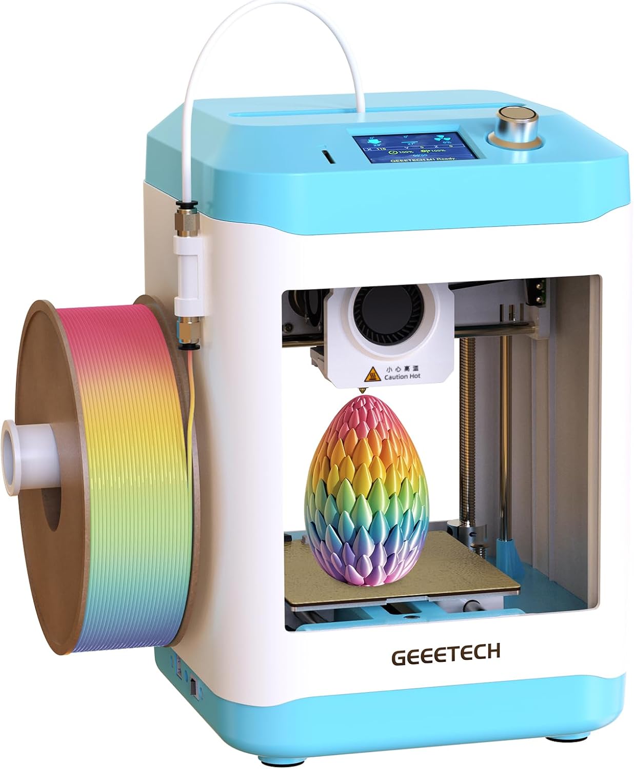 Detalle de XZN Mini 3D Printer for Kids and Beginners, Auto Leveling, 250mm/s