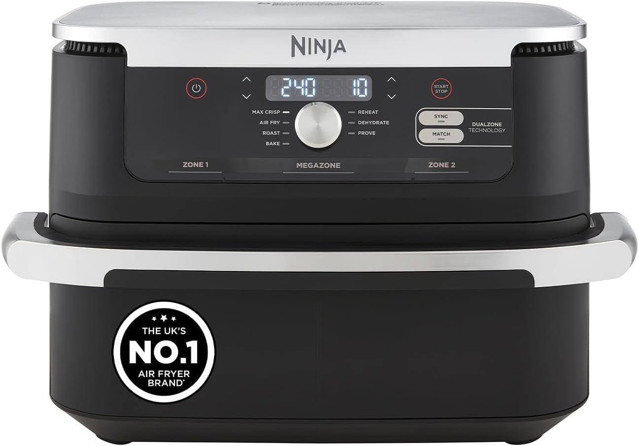 Detalle de Ninja Foodi AF500UK FlexDrawer 10.4L dual-zone air fryer