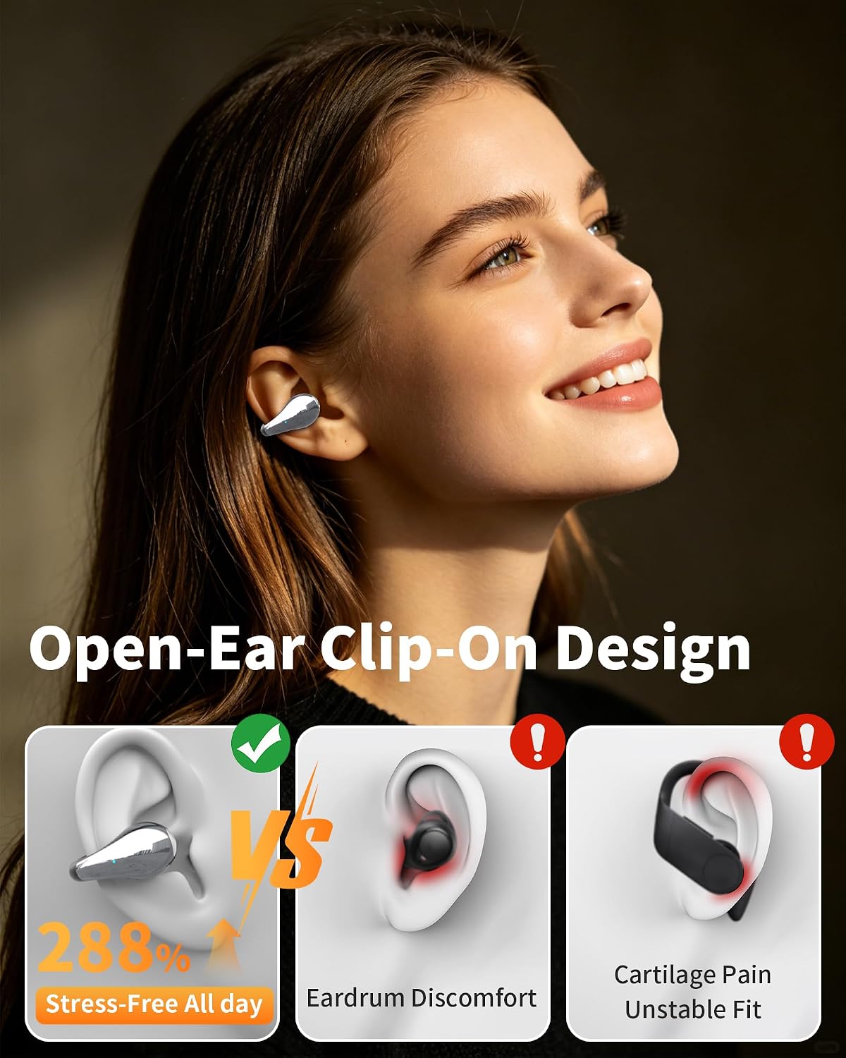Thumbnail 1 de EEXXYZ Open-Ear Wireless Earbuds