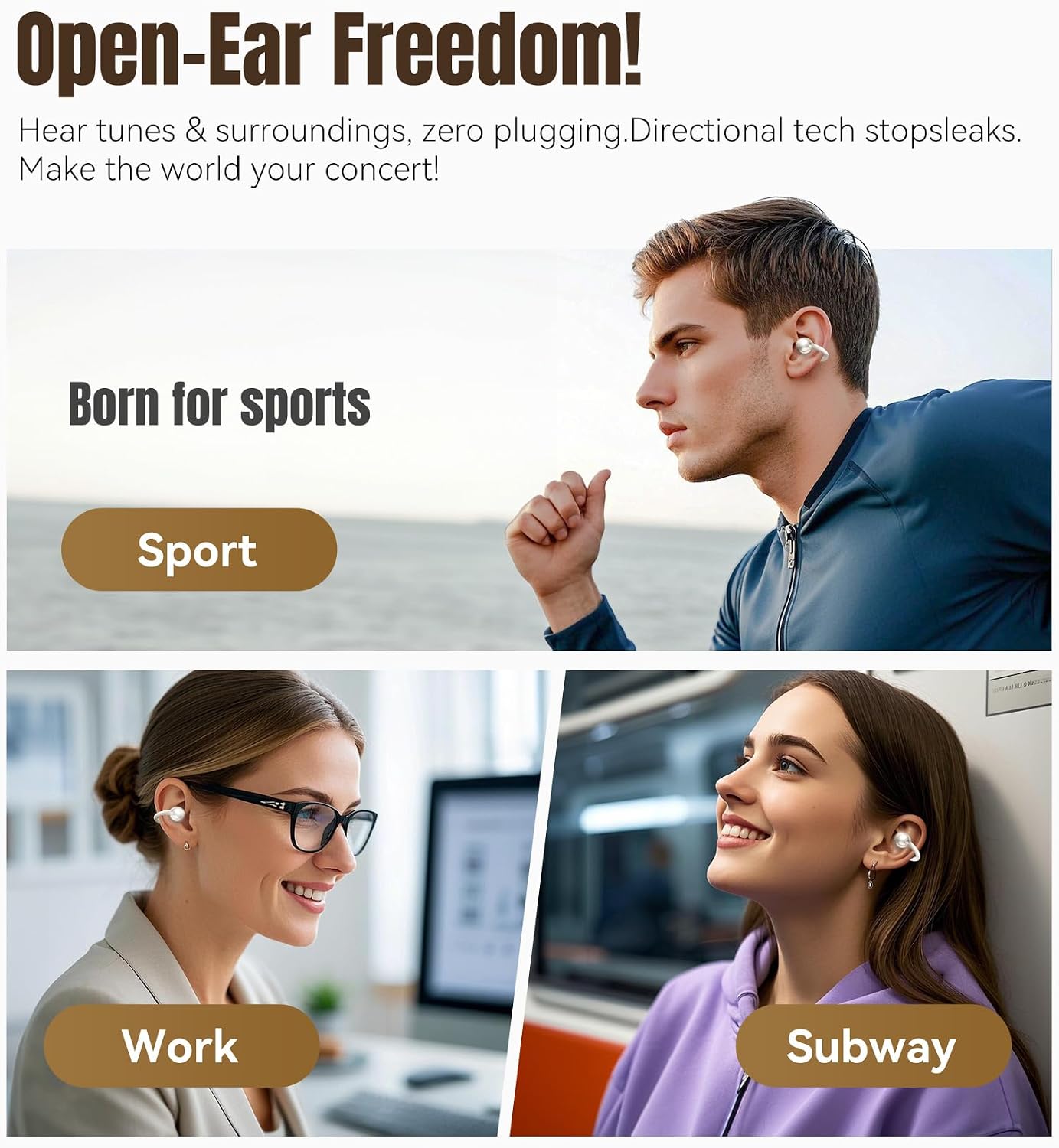 Thumbnail 5 de King Lucky i121 Open Ear Bluetooth 5.4 50H