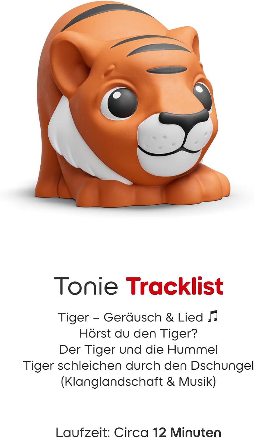 Detalle de tonies Hörfigur My First Dschungel Set – Dschungeltiere entdecken (3er-Set) für Toniebox