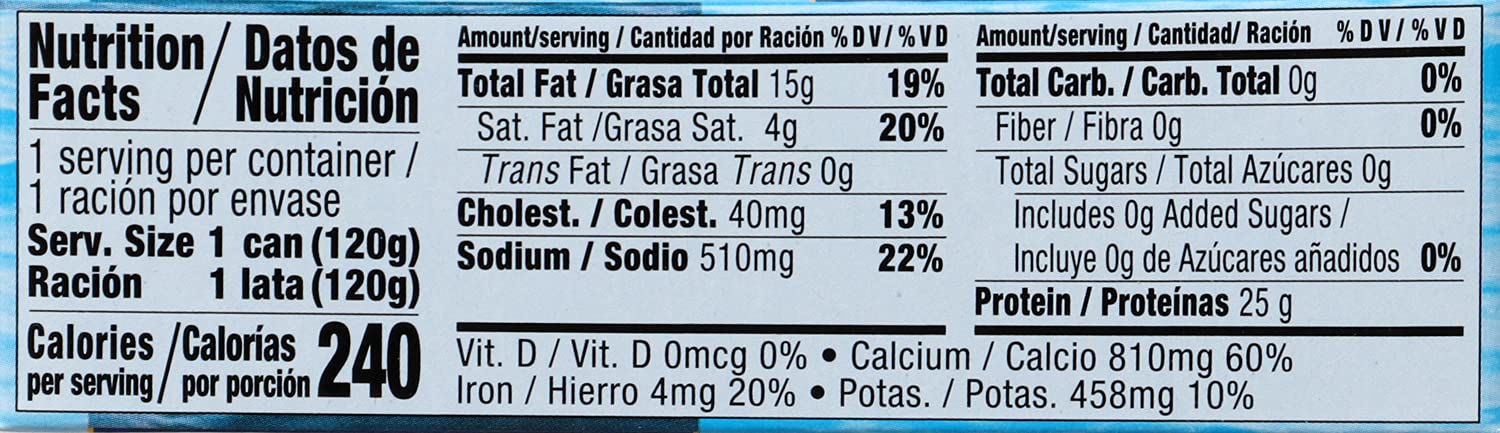 Detalle 2 de Goya Foods Premium Sardines in Olive Oil, 4.25-Ounce Cans, Pack of 25
