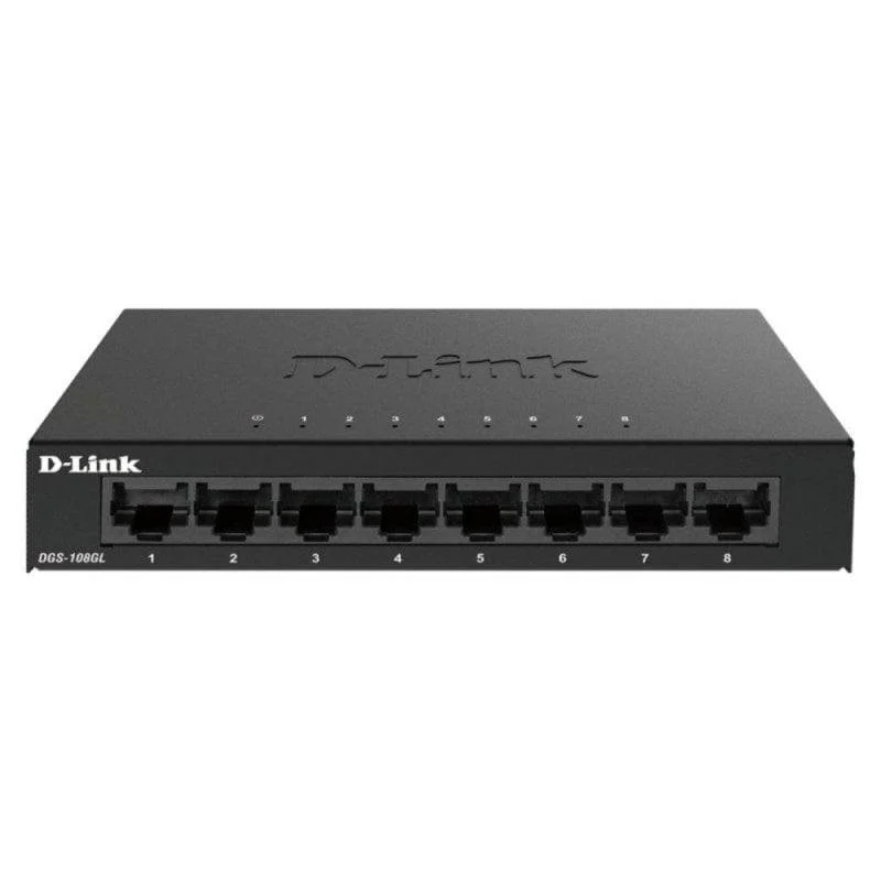 Imagen de D-Link DGS-108GL: Switch 8 Puertos Gigabit, compacto, silencioso y listo para usar en OfertitasTOP