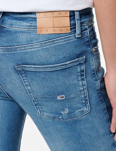 Detalle de Tommy Jeans Scanton Slim - Pantalones de Mezclilla Hombre