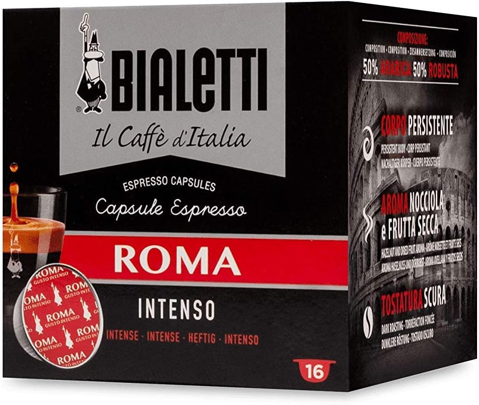 Thumbnail 5 de Bialetti Caffè D'Italia Multipack 128 Capsule Napoli Intensità 10 – Compatibile con Macchine Bialetti