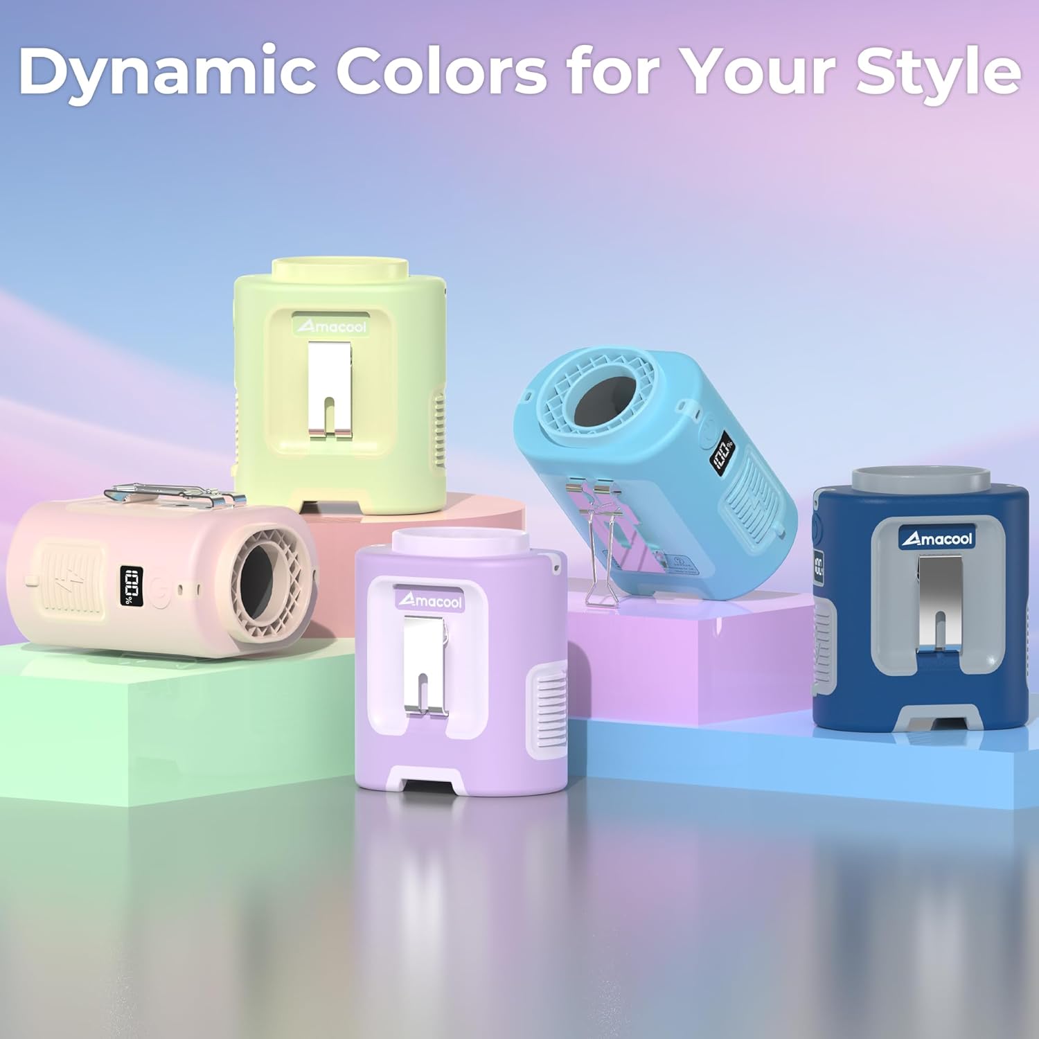 Thumbnail 4 de AMACOOL Mini Portable Waist Fan Clip-On: A versatile wearable cooling solution for outdoor heat