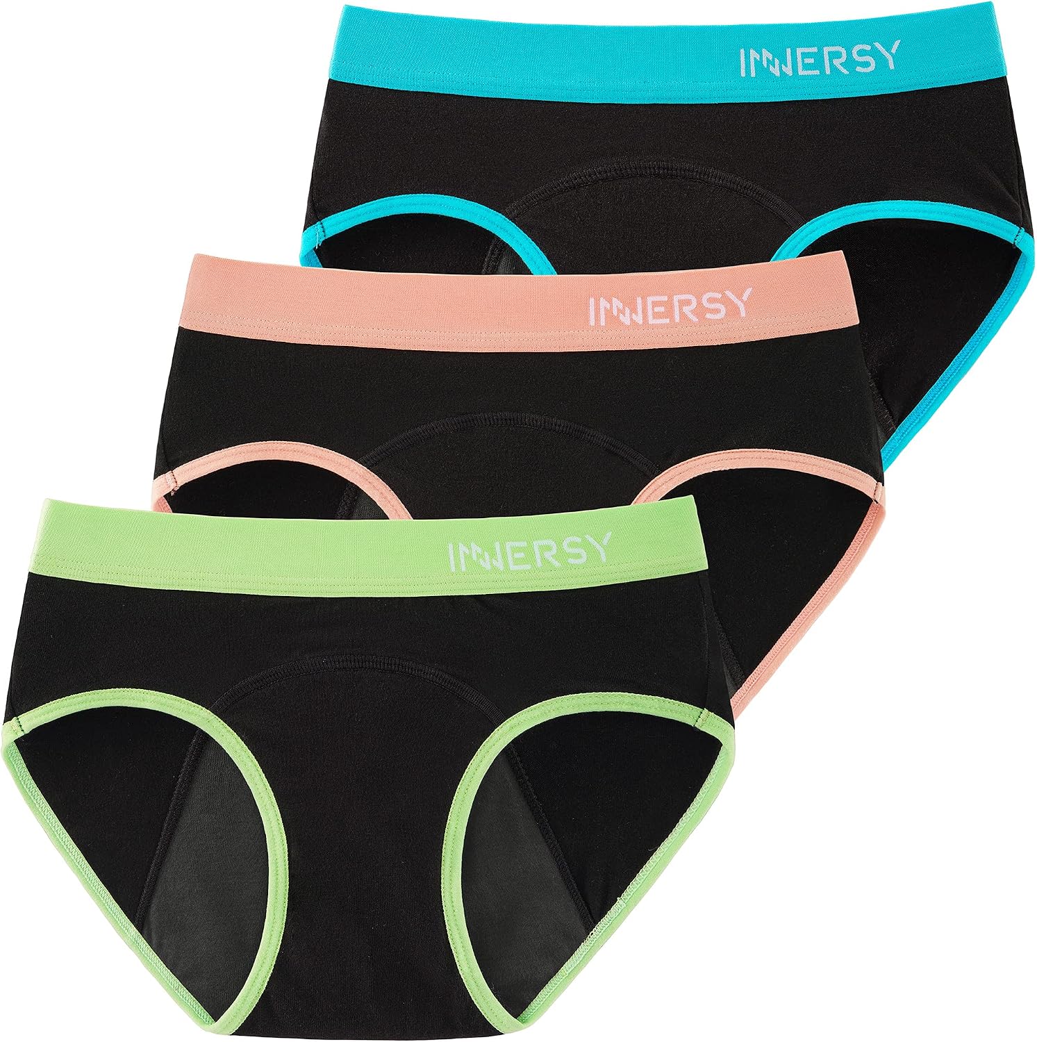 Imagen de INNERSY Teen Girls Period Pants Cotton Leakproof Underwear – Pack of 3 en OfertitasTOP
