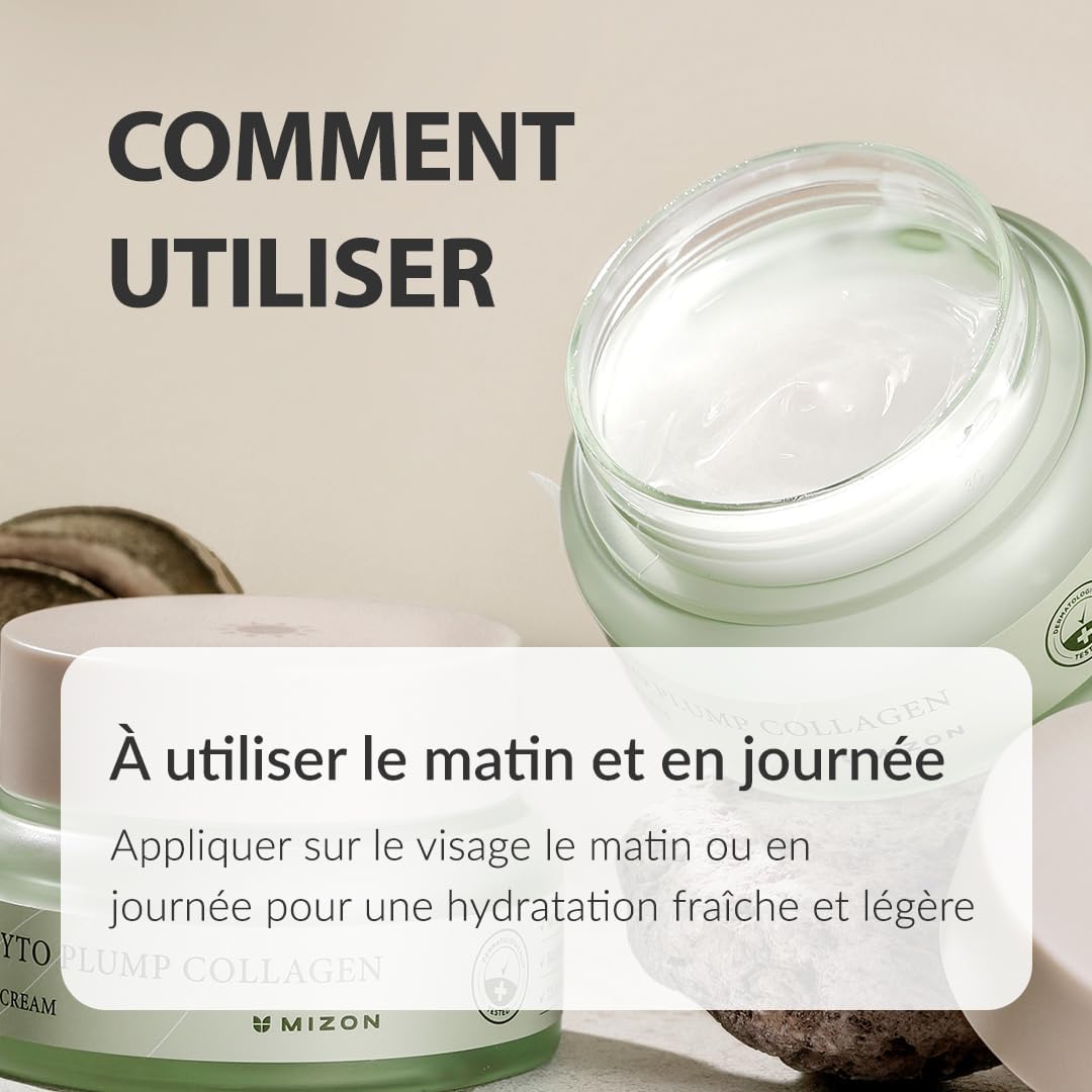 Thumbnail 6 de [MIZON] Phyto Plump Collagen Day Cream – Crème de Jour Hydratante au Collagène végétal (50 ml)