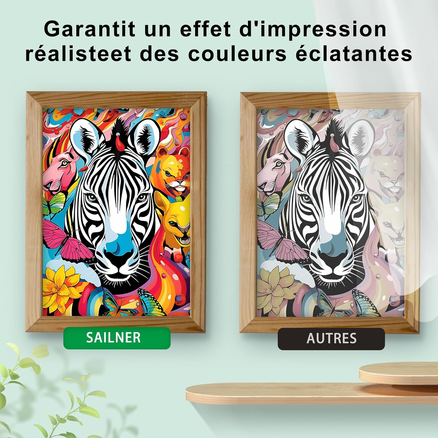 Thumbnail 6 de Cartouches d'encre 62 XL Sailner – Noir et Couleur, Compatible HP 62 XL (2 Pack)