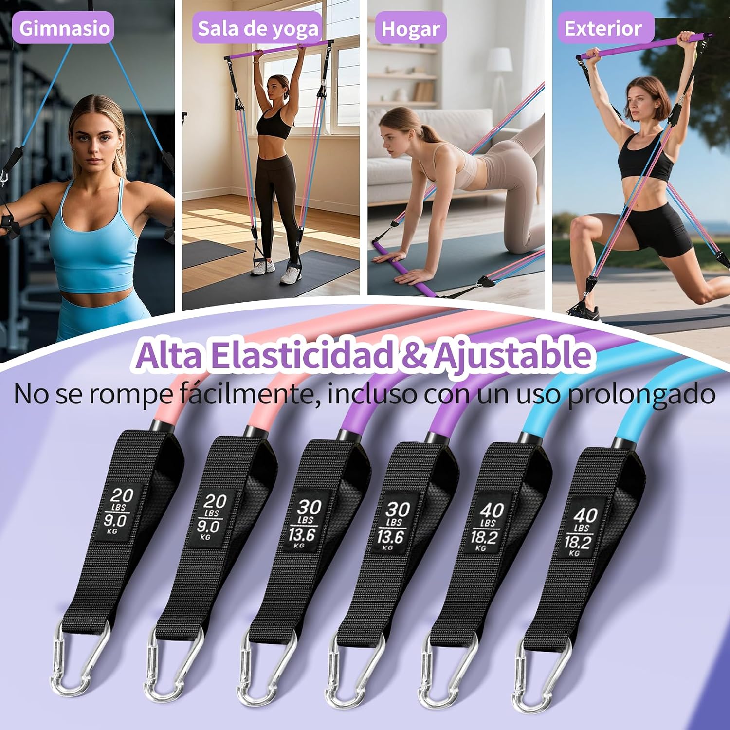 Thumbnail 4 de Fokky Gomas Elasticas Musculacion 5 niveles