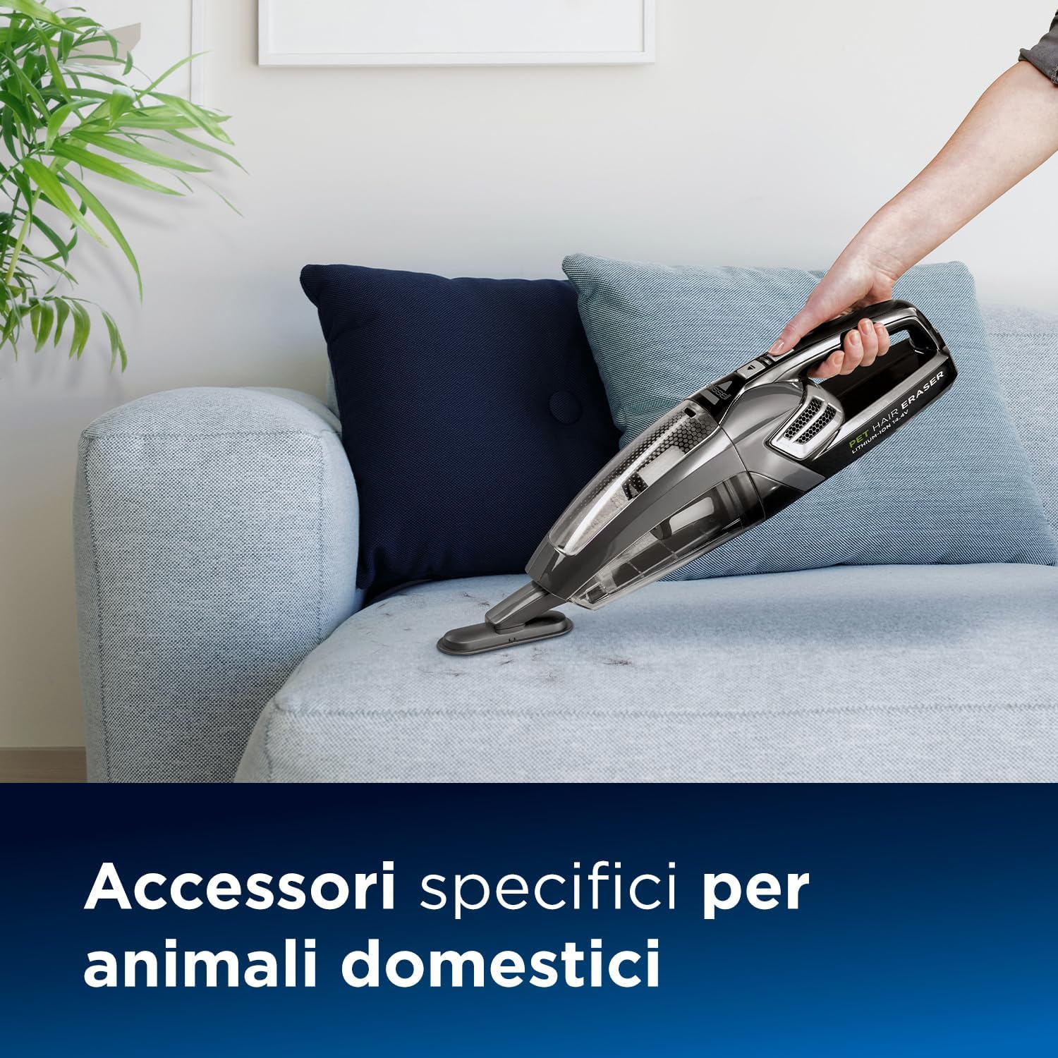 Thumbnail 5 de Bissell Pet Hair Eraser 2278N aspirapolvere portatile senza fili per peli di animali, rullo motorizzato 14,4V