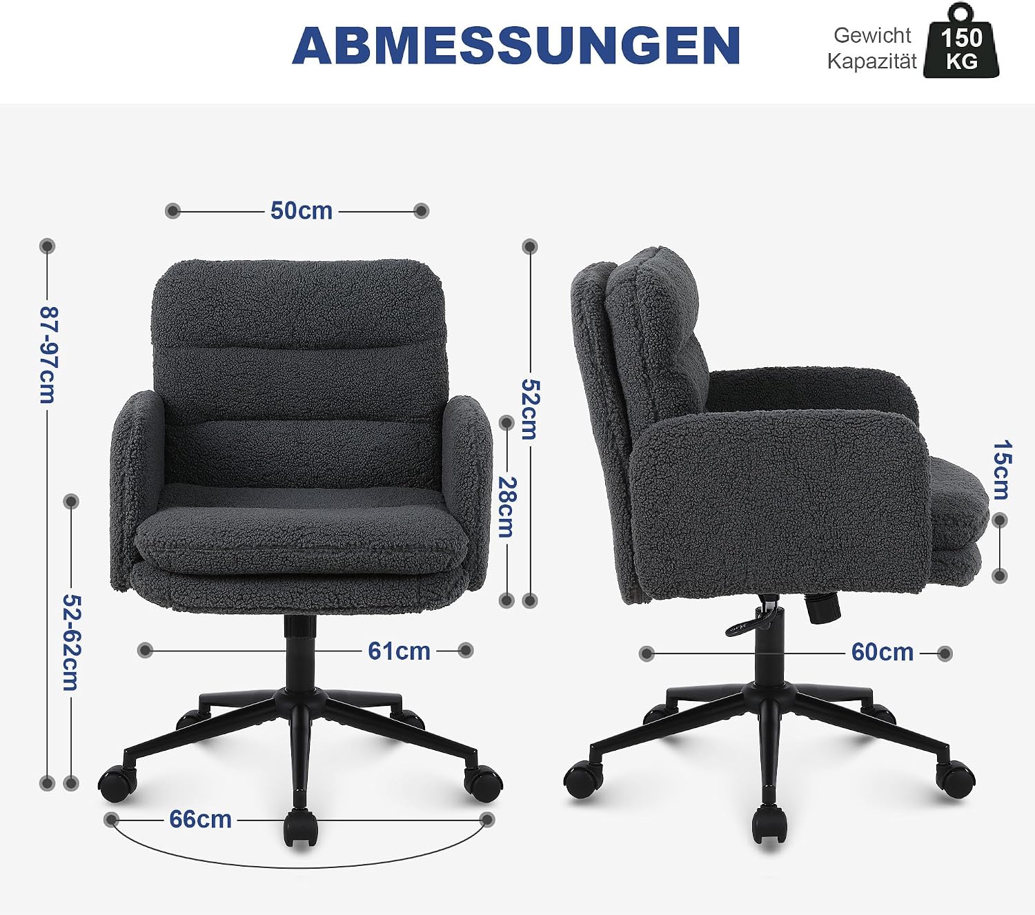 Detalle 2 de Youhauchair Schreibtischstuhl