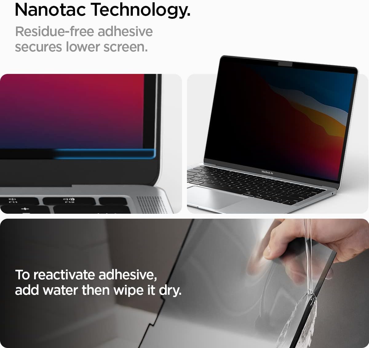 Thumbnail 3 de Spigen SafeView Filtro Privacidad para MacBook 13" 🛡