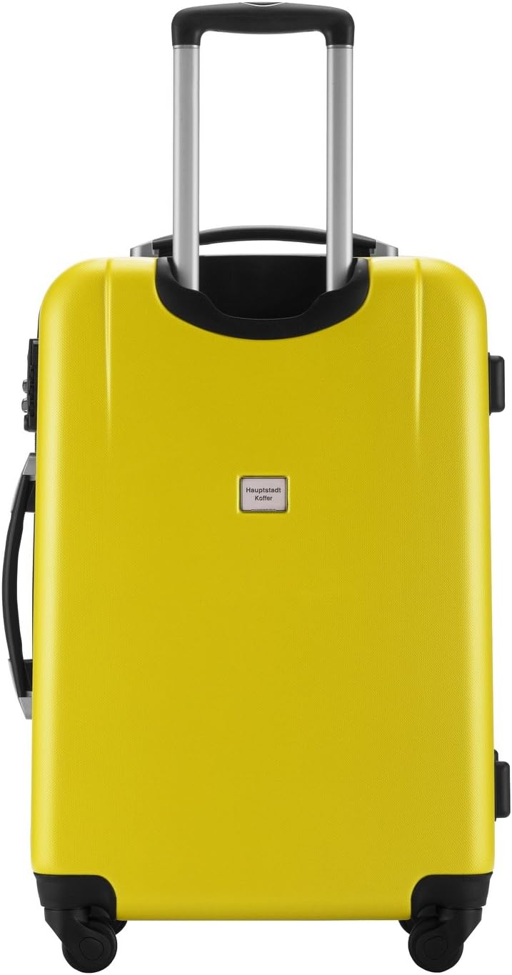 Detalle de HAUPTSTADTKOFFER® Wedding – Valise rigide 71 litres, jaune mat, TSA