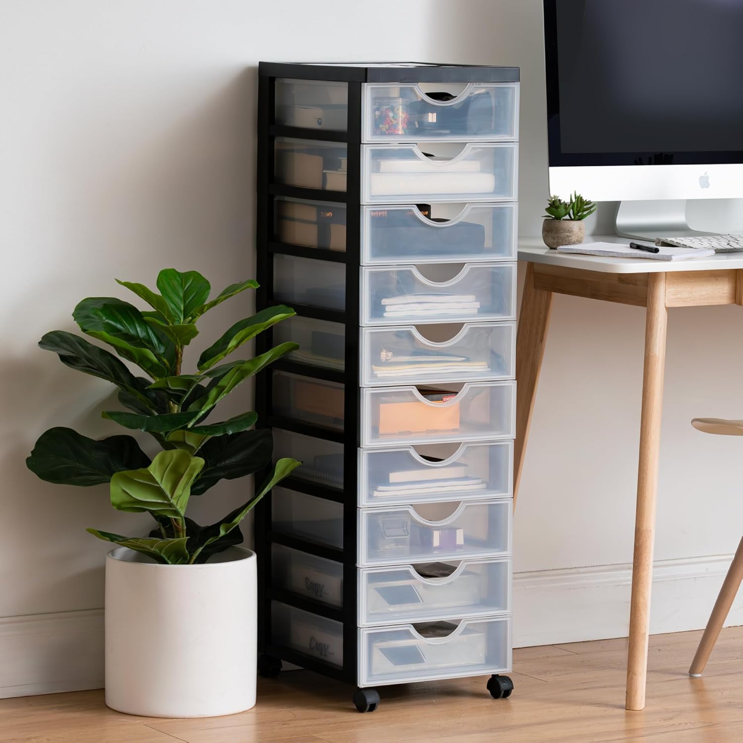 Detalle 2 de Iris Ohyama DDDC-010 Schubladenbox 10 Schubladen 🗄