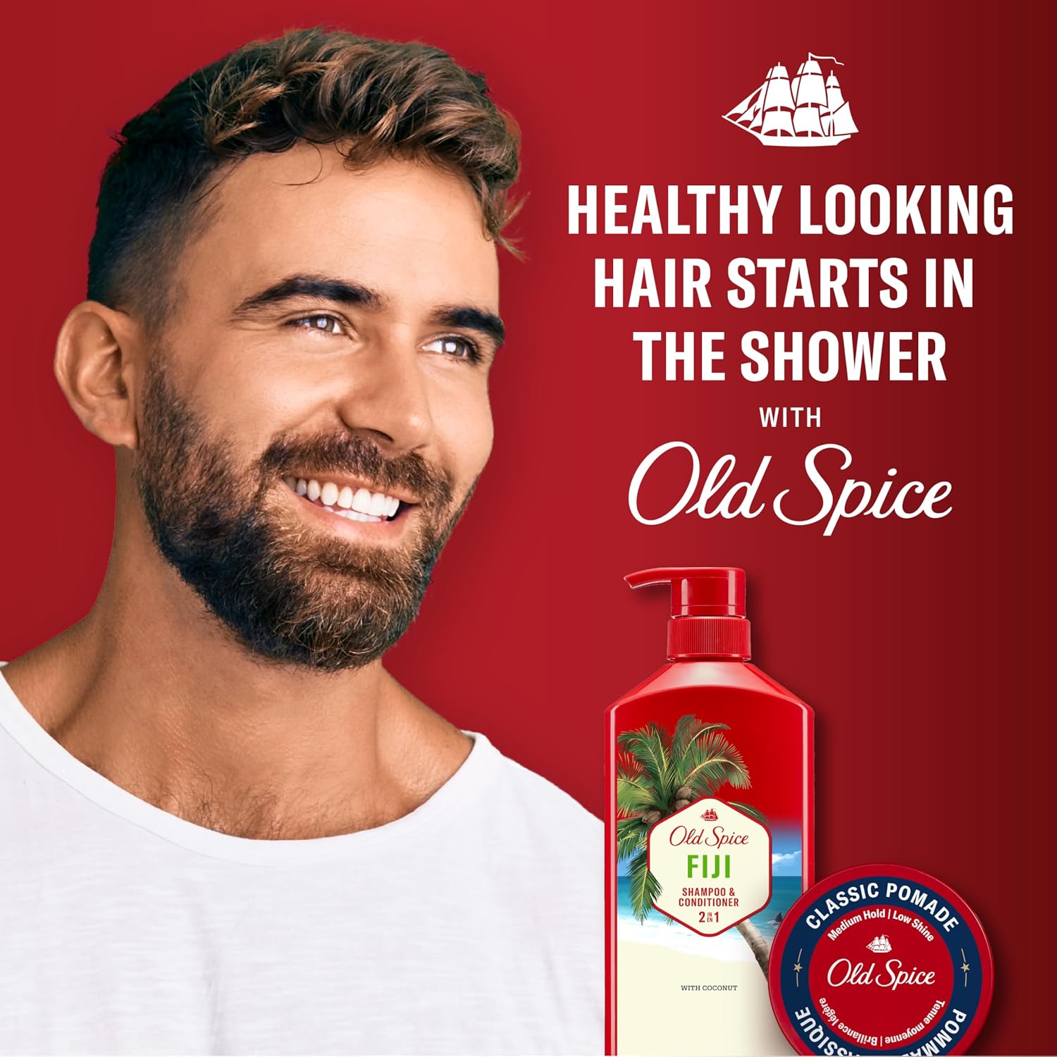Thumbnail 6 de Old Spice Fiji 2-in-1 Shampoo 21.9 Fl Oz