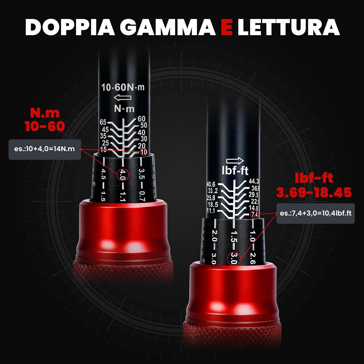 Detalle de HYCHIKA Chiave dinamometrica 3/8 10–60 Nm