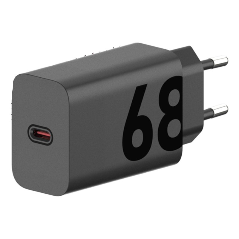 Detalle 2 de Motorola TurboPower 68W cargador de pared negro 🔌