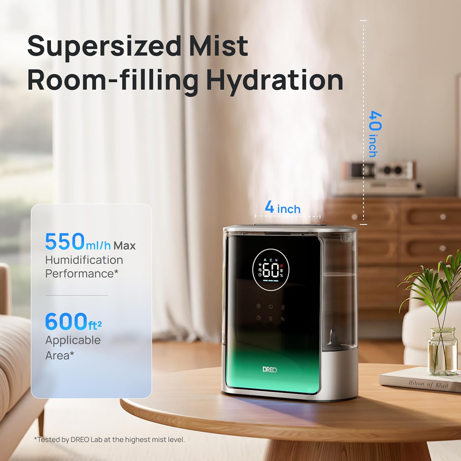 Detalle de DREO HM717S 8L Smart Humidifier for 600 ft² 🌫