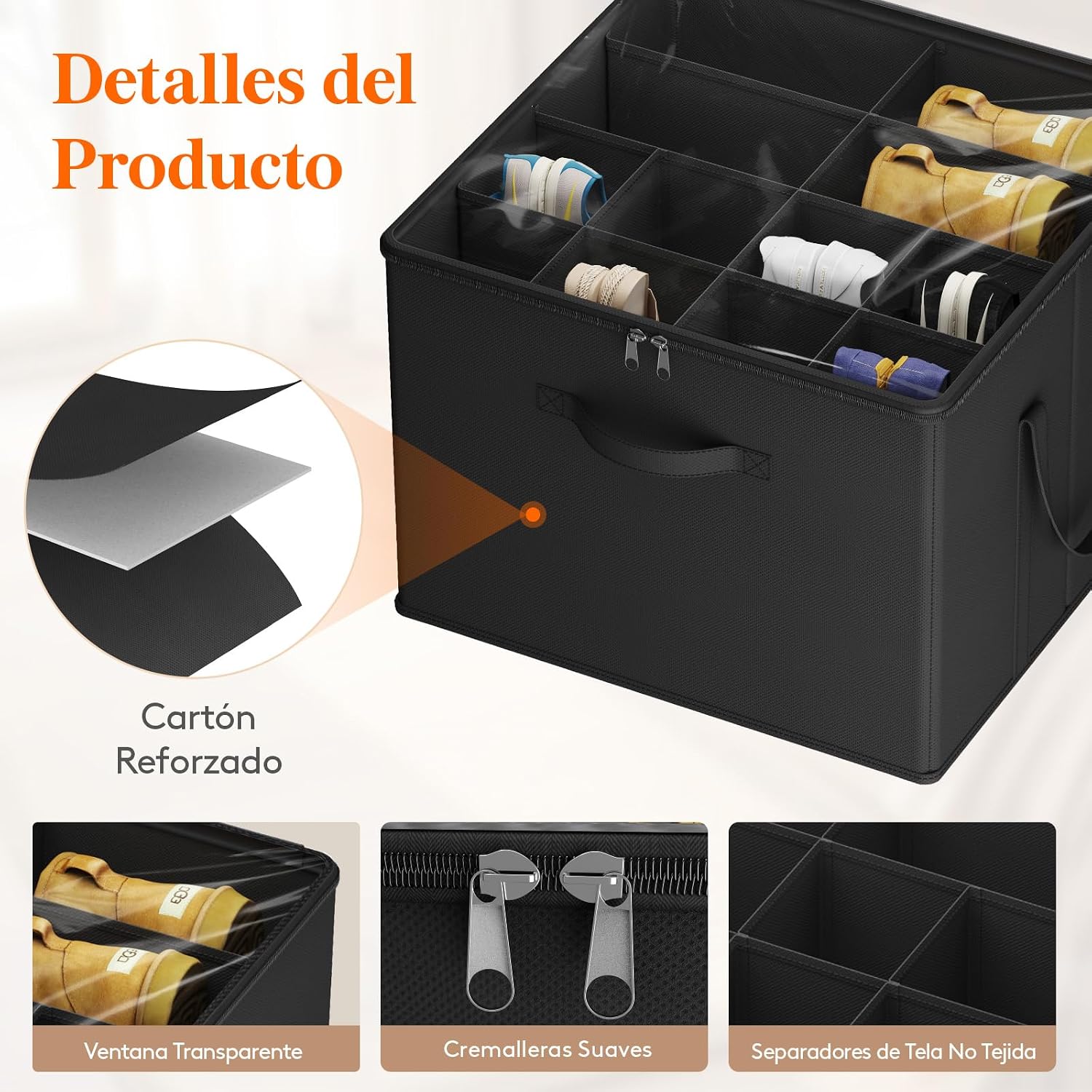 Detalle 2 de Lifewit Organizador Zapatos para Armario 12-16 pares