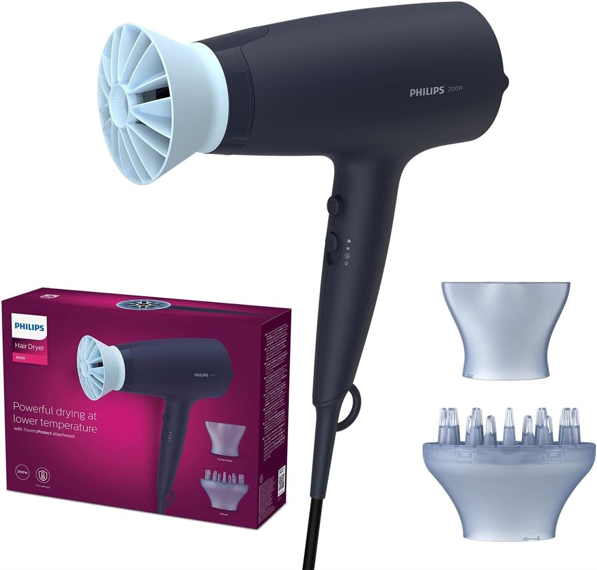 Detalle de Philips HD360/20 Asciugacapelli 2100 W