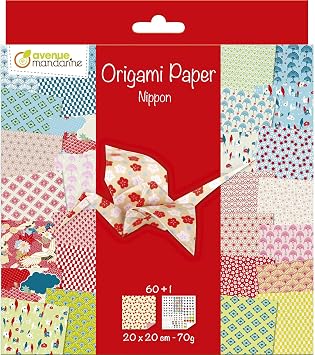 Detalle de Clairefontaine ES Avenue Mandarine OR514C – 60 hojas Origami 🎨