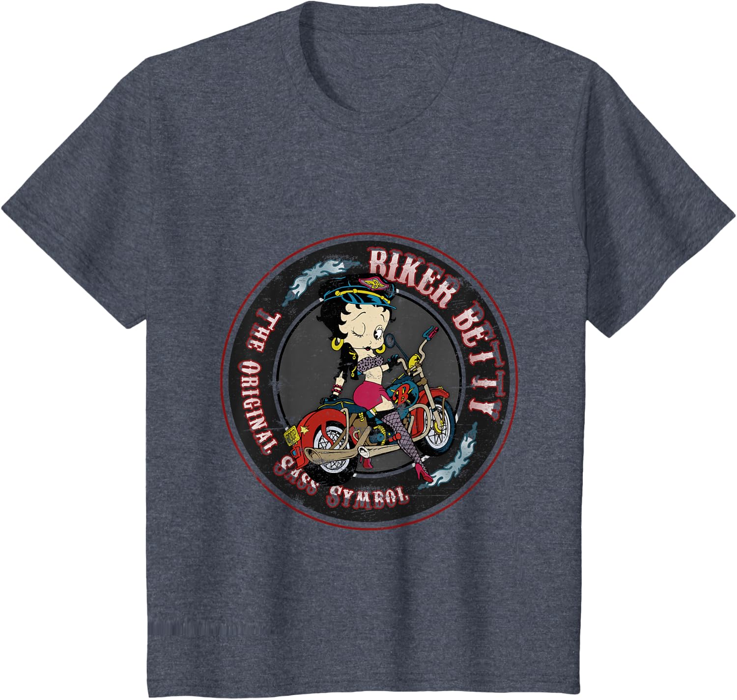 Thumbnail 5 de Betty Boop T-Shirt Biker Betty Noir S