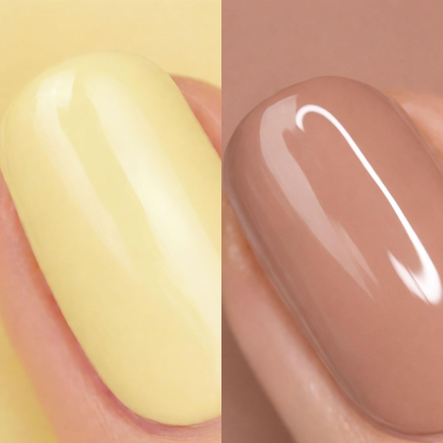 Detalle de Nails.INC It's Topless Butter Crème Gel-Like Manicure Duo: 4-in-1 Gel Finish in Two Butter Shades